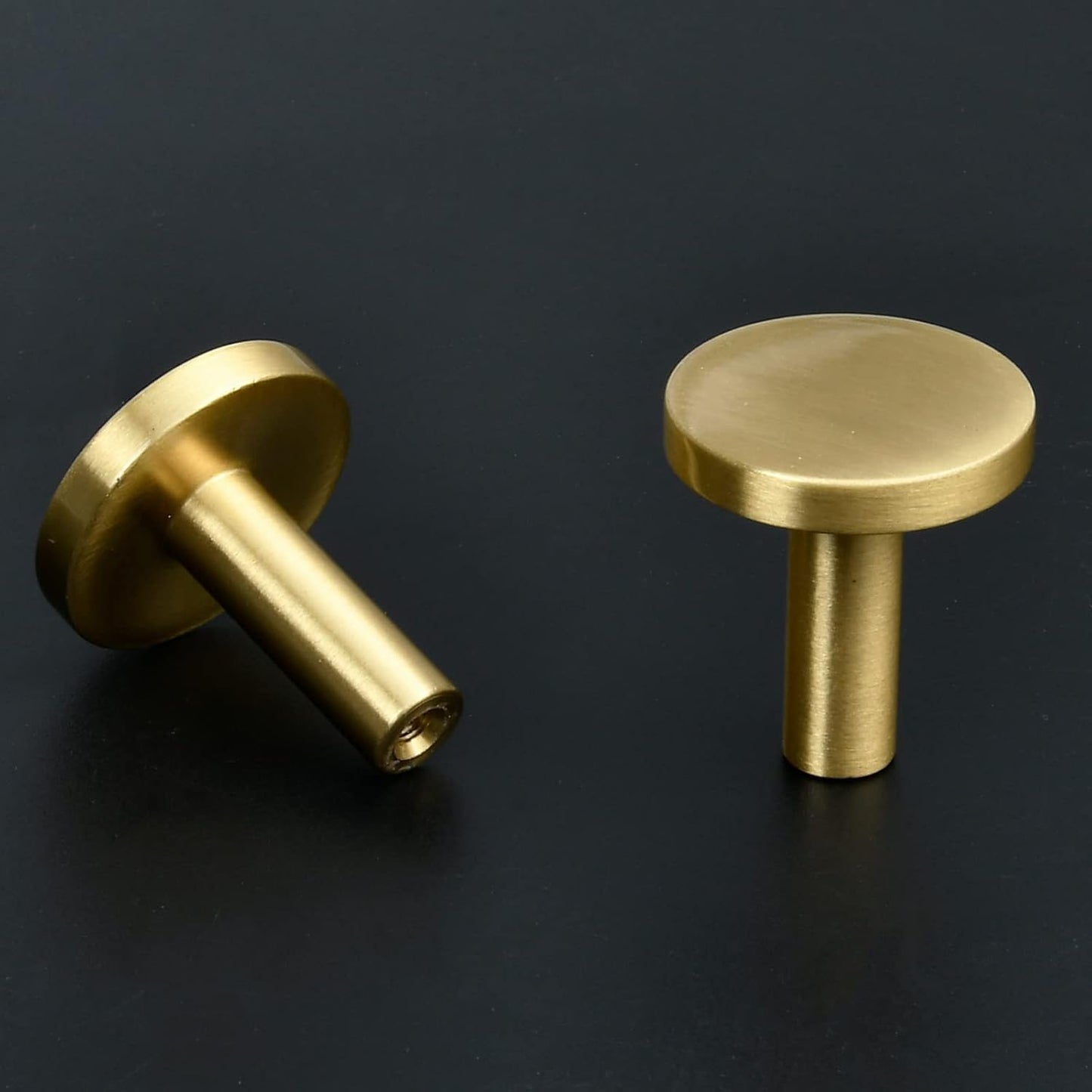 Gold Brass Coat-Hooks Wall-Mounted - 5 Pack Modern Decorative Heavy Duty Rack for Hanging Towel Hat (Style B)